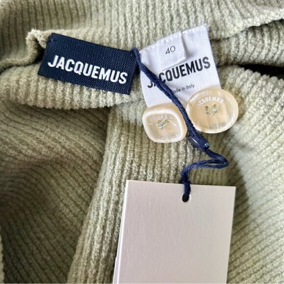 Jacquemus Green Le Papier 'La Jupe Bagnu' Miniskirt size 40 - Picture 10 of 11